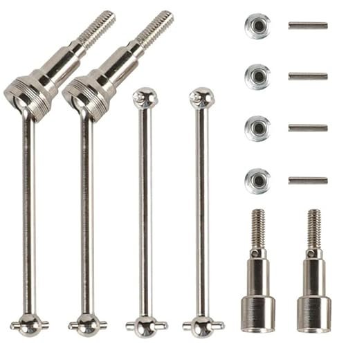 HAIBOXING Metal Front Universal Drive Shafts and Rear Drive Shafts for Rear Wheel Drive RC Car Models 16889 16890A 16889A