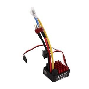 Aoutecen 60A Brushed ESC RTR Nitro RC Boat Electronic Speed Controller with 3 Modes for 1 10 Scale Models