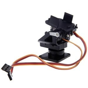 DAGIJIRD RC Bush Plane Kit 2 Axis Platform Servo Gimbal Frame Module with Plastic Parts