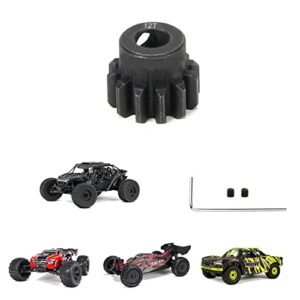 RCAWD 12T Pinion Gear Upgrade for ARRMA Fireteam Outcast Notorious Talion 6S Mojave Kraton Typhon 6S Roller 1/7 1/8 Scale RC Car Parts