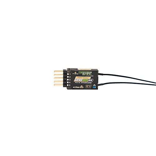 FrSky Archer Plus R6 Receiver for RC Cars Enhanced RF Performance and Dual Antennas