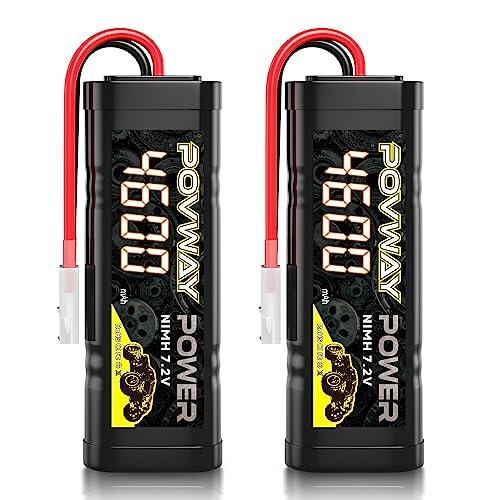 POVWAY 7.2V 4600mAh NiMH Battery Pack for RC Cars at RC Willey Sacramento Hours