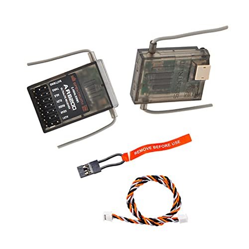 Spektrum AR6200 DSM2 6 Channel Receiver for RC Plane with Working Guns