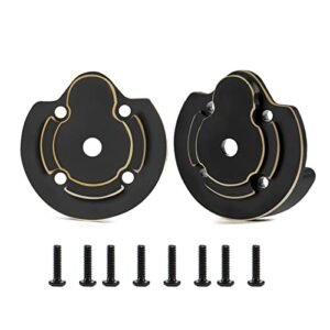 2pcs UTB18 Brass Axle Housing Covers Counter Weight for RC Airplane Weight and Axial RC Crawler 1/18 UTB18 Capra Unlimited Trail Buggy RTR Upgrade Part