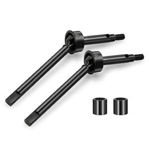 Zolikar Steel RC Front Axle Shaft for 1 18 Scale RC Body Truck TRX4M Upgrades