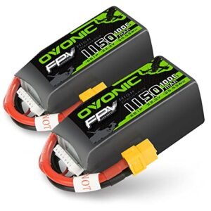 OVONIC RC Essential Oil for Sinus Infection 100C 6S 1150mAh 22.2V LiPo Battery with XT60 Plug 2pcs