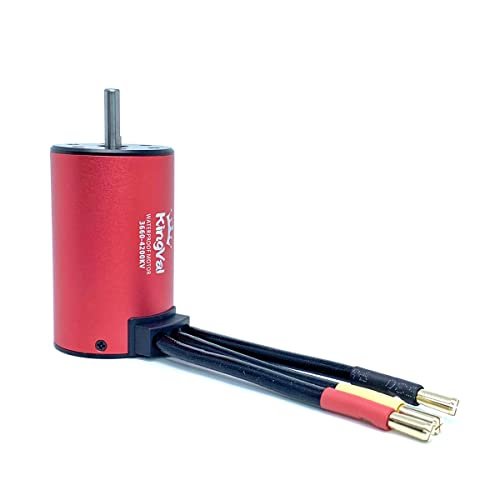 KingVal RC Car Tire Warmers Replacement 3660 4200KV Waterproof Brushless Motor with 5mm Shaft Diameter