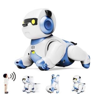 SENBYOWEI Smart Interactive Robot Dog Toy for Kids Voice Touch Control Dancing Pet RC Animal Toy