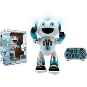 LEXiBOOK Powerman Advance Remote Control Robot Interactive Educational Toy for Children STEM Programmable ROB28EN