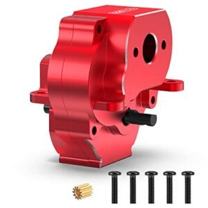 COOWOO Bobcat RC Ready Aluminum Alloy Gearbox Upgrade for 1/18 TRX 4M with Hardened Steel Gears