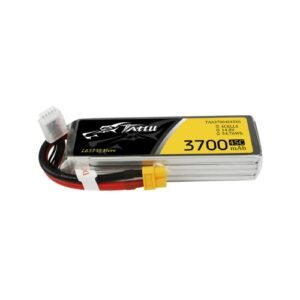 Buddy RC Tattu 14.8V 3700mAh 4S 45C LiPo Battery Pack with XT60 Plug for FPV Racing