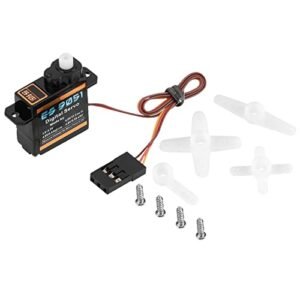 ES9051 4.1g Digital Micro Servo for F3P RC Plane Plans 0.8kg Torque 0.09s Speed 4 5.5V