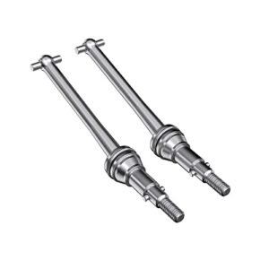 HYPER GO 16410 1/64 Scale RC Car Parts Front Rear Metal Drive Shaft CVD Spare Parts for H16PL H16BM Models 2 Pcs