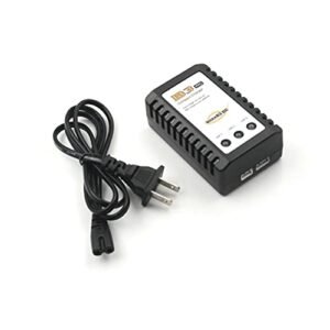 NATEFEMIN Compact iMaxRC iMax B3 Pro Lipo Balance Battery Charger for Double Horse 9053 Volitation RC Helicopter 2S 3S Fast Charging with Double Color LED Indicator