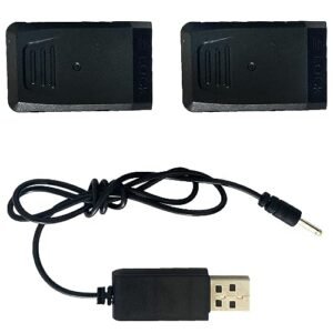 LANSAND Modular Spare Battery for Upgraded EC200 DC 3.7V 430mAh with Charging Cable