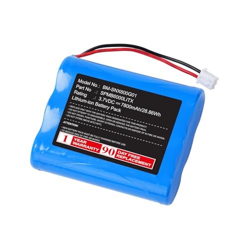 Zenander 3.7V 7800mAh Bismarck RC Battleship Replacement Battery for Spektrum Transmitter NX6 iX12 NX8