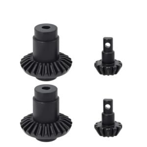 FMS 2Pair Hardened Steel Axle Bevel Gears Upgrade for 1 24 FCX24 Max D RC Truck Power Wagon Smasher Black