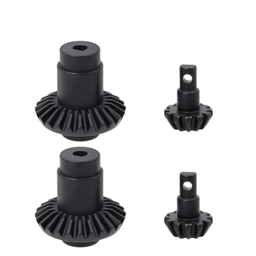 FMS 2Pair Hardened Steel Axle Bevel Gears Upgrade for 1 24 FCX24 Max D RC Truck Power Wagon Smasher Black