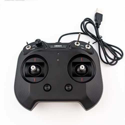FS SM001 RC Flight Simulator Controller 8 CH Compatible with Mac RC Flight Simulator Software for Realistic Airplane Training