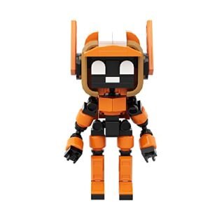 BUILDIFY Love K VRC Death Robot Building Toys Set 142 Pieces for Kids Boys Girls and TV Fans Comedy Anime Collection Smart Future Robot Action Figure Model Toys Cat Head Robot Building Blocks