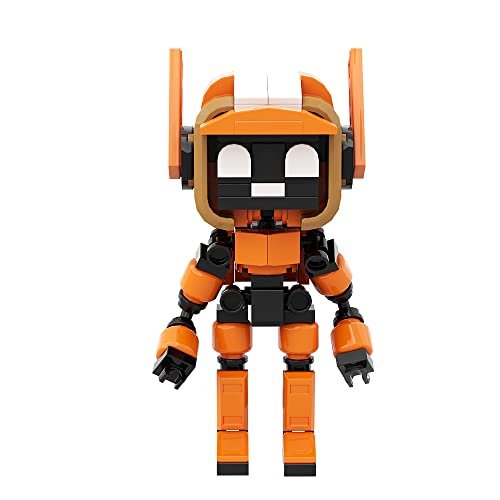 BUILDIFY Love K VRC Death Robot Building Toys Set 142 Pieces for Kids Boys Girls and TV Fans Comedy Anime Collection Smart Future Robot Action Figure Model Toys Cat Head Robot Building Blocks