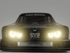 RC Willey Weber Grill Premium Scale Headlights and Grill Kit for Arrma Felony LED Plug Play Muscle Car