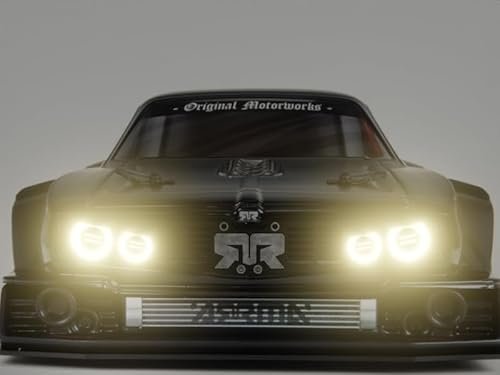 RC Willey Weber Grill Premium Scale Headlights and Grill Kit for Arrma Felony LED Plug Play Muscle Car