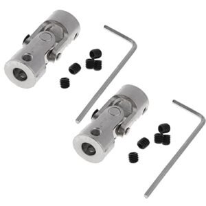 2pcs Universal Joint Shaft Coupling Motor Connector 6x8MM Metal DIY RC Model Accessories
