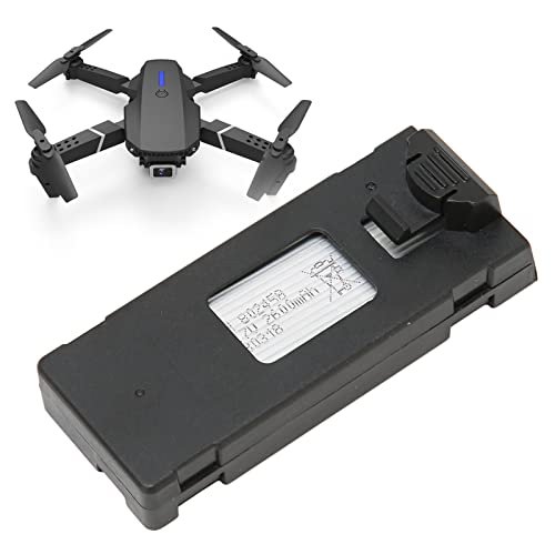 RC Drone Battery, 3.7V 2600mAh High Capacity UAV Battery, Replacement Li Battery for E88 E88PRO E88MAX E525 E99 E99PRO P1 P5PRO K3 S1 P8