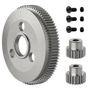 EPINON Metal Steel 48P 86T Spur Gear Lexus RC F Parts Upgrade for 1/10 2WD Slash Rustler Stampede with 19T 21T Pinions Gear Sets Replace 4686