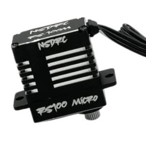 NSDRC RS100 High Torque CNC Aluminum Waterproof Micro RC Servo for 1/24 Scale RC Cars 5V to 8.4V