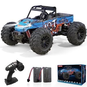Losbenco RC Monster Truck New Bright 1 16 Scale High Speed 40KPH 4WD All Terrain Off Road Remote Control Car with 2 Rechargeable Batteries
