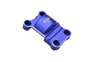 GPM Upgrades Aluminum 7075 T6 Rear Gear Cover Compatible with Hot Wheels Monster Trucks XL Mega Wrex RC Car and Traxxas 1 5 XMaxx 6S 8S 1 6 4WD XRT 8S Models Blue