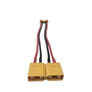 Hengfuntong-Elec XT90 XT 90 XT-90 Plug Male Charging Cable Leads 14awg 20cm with XT60 Female for RC Battery Chargers 2pcs
