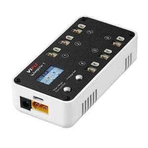 VIFLY WhoopStor V3 6 Port 1S LiPo RC Battery and Charger with LCD Display PH2.0 BT2.0 Connectors