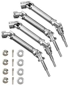 Best 4x4 RC Truck Under 200 Stainless Steel Drive Shaft Upgrade for Rustler VXL Stampede VXL Hoss VXL Slash Platinum Ultimate 4WD