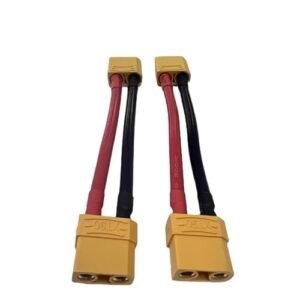 Hengfuntong Elec XT90 Plug Male Charging Cable Leads 10awg 10cm with XT90 Female for RC Battery Chargers 2pcs