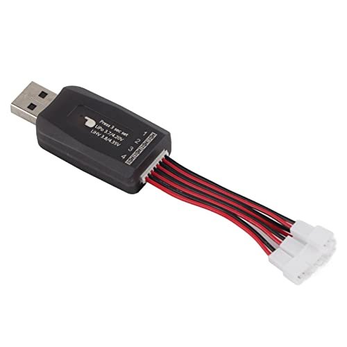 CX405 4CH USB Battery Charger for RC Hind Helicopter 1S 3.7V Lipo LiHV 3.8V Battery Plastic Micro Mini USB Charger