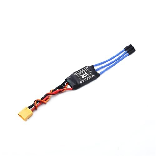 30A RC Brushless Motor Electric Speed Controller for RC Tug Boats Electric with 3A UBEC and Plugs
