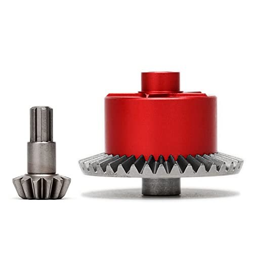 Mesimsple Alloy Differential Gear Cover AR310872 AR310873 Upgrade Part for Big Gas RC Trucks Arrma 1/10 Senton 3s blx 37T Main Gear Big Rock Granite 550 Mega Input Gear 13t Outcast Kraton 4s Diff Gear Case