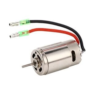 390 Brushed RC Motor High Torque Electric Motor for 1/16 1/18 Scale Electric vs Gas RC Cars by Wltoys Tamiya HSP
