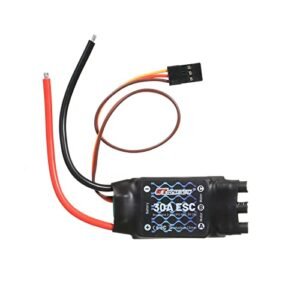 GoolRC 30A Brushless ESC Motor Speed Controller for Fly Wing Bell 206 450 Class RC Helicopter Drones and Fixed Wing Aircraft