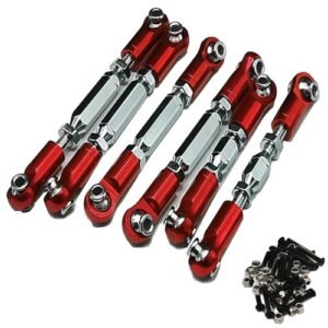 Arrma 1 10 Painted RC Body Upgrade Kit for Granite 4X4 Mega550 and Senton 4X4 MEGA550 Models Adjustable Aluminum Turnbuckles Camber Links Toe Link Hop Up Part AR330446 AR330515 Red