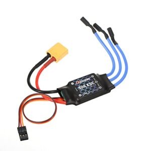 GoolRC 2 4S 30A Brushless ESC Motor Speed Controller for E Razor 450 RC Helicopter Fixed Wing Aircraft Boat FPV F450 Mini Quadcopter Drone