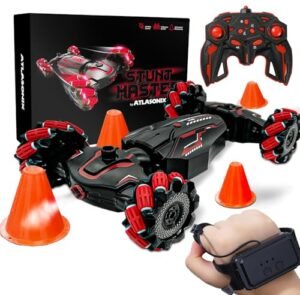 Hot Wheels RC Camaro Car Gesture Sensing Stunt Vehicle with 360° Rotations and Hand Control for Kids Ages 4-8
