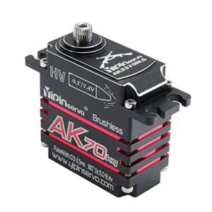 GoolRC AK70 70KG HV 180 Degree Magnetic Induction Waterproof Brushless Digital Servo for 1/10 1/8 RC Cars