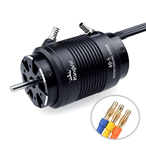 KingVal Replacement 4074 1700KV Brushless Motor with Water Cooling Jacket for Miami Vice RC Boat