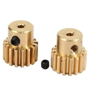 KUSTAT 16Teeth Pinion Gear 2Pcs Motor Gear for RC Jet Turbine Afterburner 1/16 RC Car Accessories