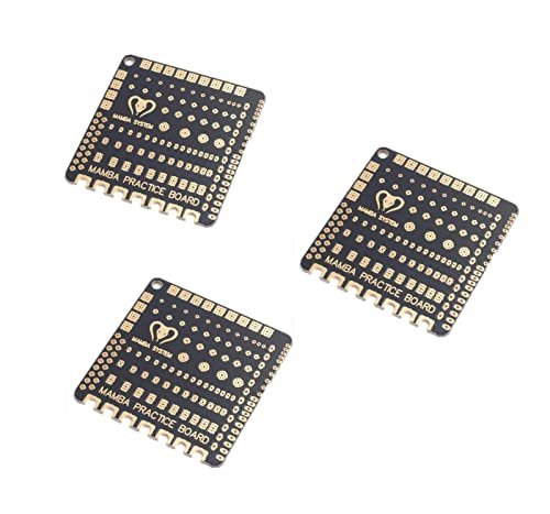 Diatone Mamba 3 Pcs FPV Soldering Practice Board Essential for RC Jet Pilots DIY Flight Controller ESC Training