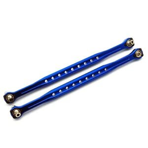 Aluminum Front Steering Link Toe Links Blue for Traxxas 1/6 XRT 7897 RC Helicopter Trainer Kit
